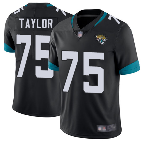 Nike Jacksonville Jaguars 75 Jawaan Taylor Black Team Color Men Stitched NFL Vapor Untouchable Limited Jersey